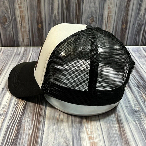 STOP ACTING BROKE DISTRESSED TRUCKER HAT - Picture 4 of 6